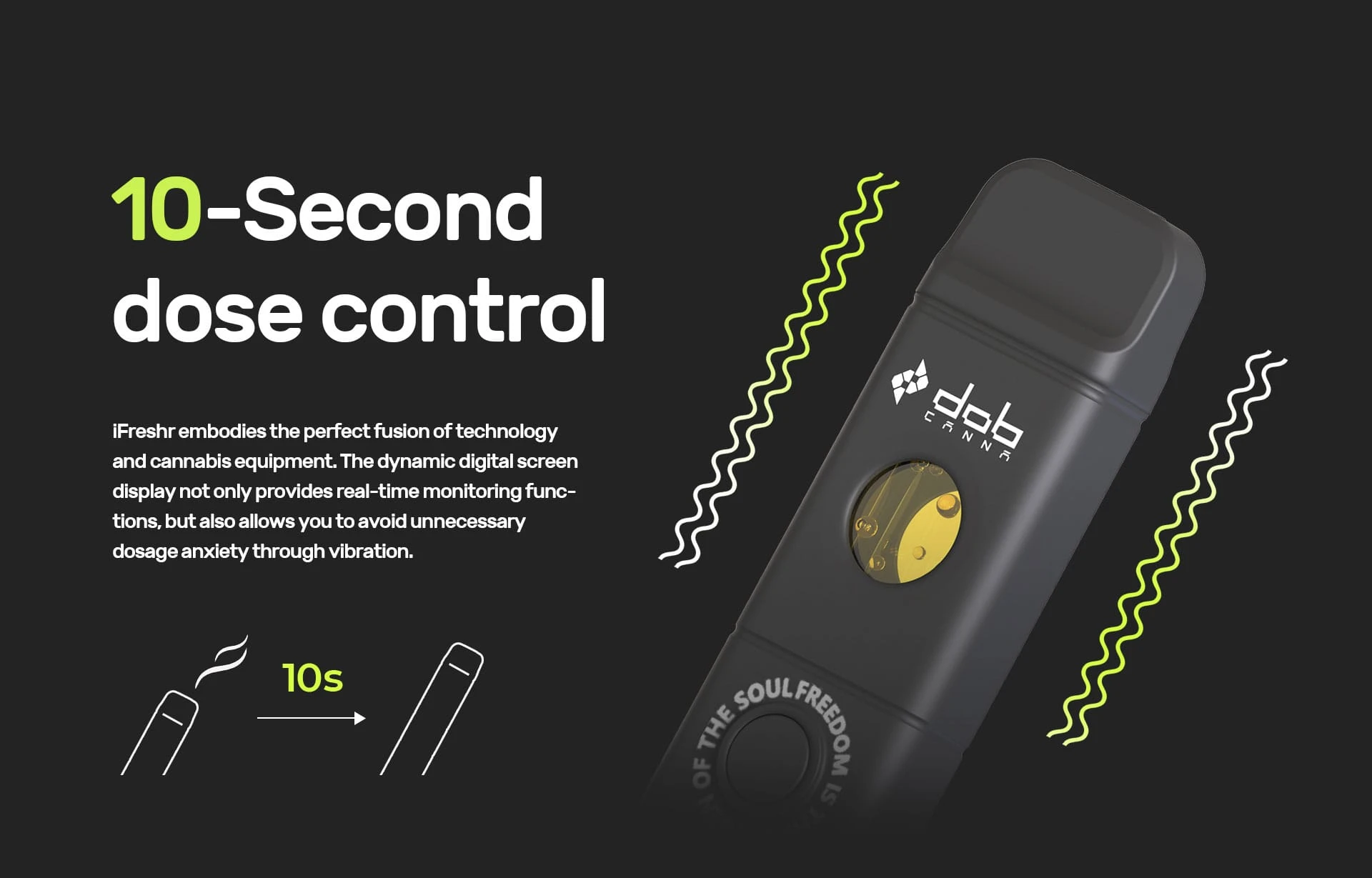 iFreshr Digital CBD Vaporizer Pen